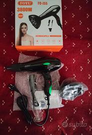 Asciugacapelli FoYu 3800W con accessori 