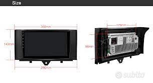 Navigatore smart 2011 2014 android carplay hd