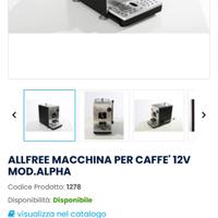 Macchinetta caffe camper barca