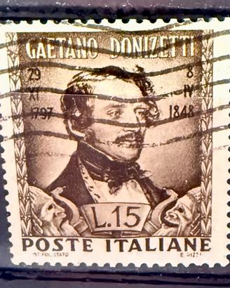 Francobollo Italia Donizetti 1948