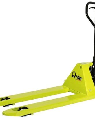 Transpallet manuale con ruote in gomma