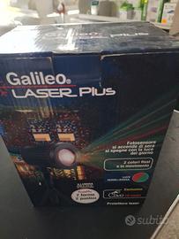 laser luci natalizie