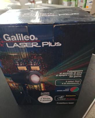 laser luci natalizie