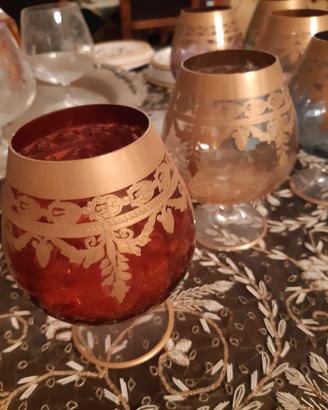 Bicchieri antichi dipinti 