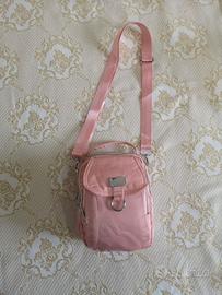 Mini borsa tracolla rosa