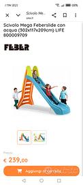 scivolo mega con acqua 302x117x209.