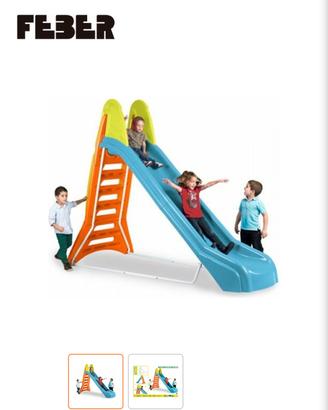 scivolo mega con acqua 302x117x209.