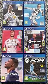 SET FIFA PS4: 18, 19, 20, 21, 22, 24