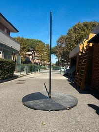 Palo pole dance ; pedana