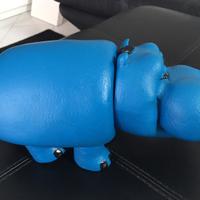IPPOPOTAMO PIPPO LINES TESTA DESIGN NUOVO RARO.