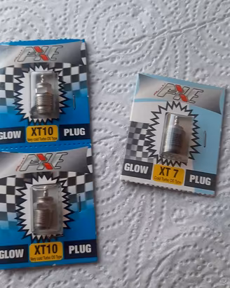 Candele AXE XT10 e XT7 per RC