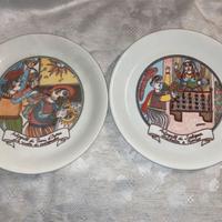 Piatti decorativi in ceramica Autogrill 