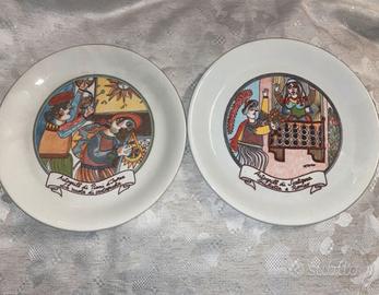 Piatti decorativi in ceramica Autogrill 