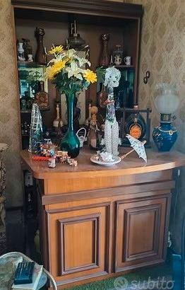 Mobile piano bar vintage anni 80 cantina bottiglie