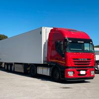 Stralis 450 + semirimorchio frigo atp 02-2025