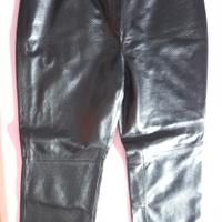 Pantalone in vera pelle nero Caractere 