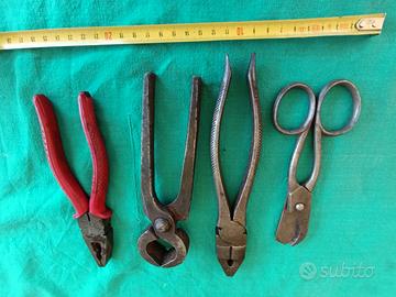 lotto pinze, tenaglia e forbice 