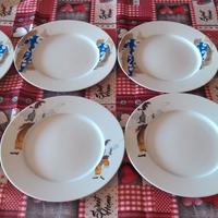 8 piatti piani in porcellana di Bohemia (Picasso )