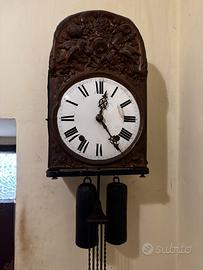 Orologio Comtoise (Morbier) XIX secolo funzionante