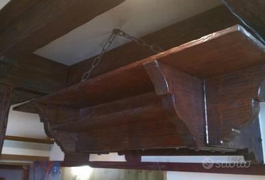 CAPPA in LEGNO MASSELLO per CUCINA o CAMINO