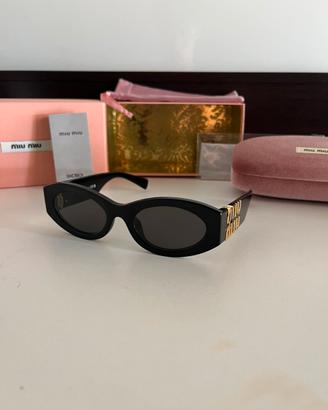 Occhiali da sole Miu Miu glimpse neri
