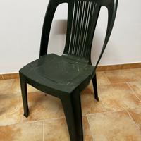 Sedie da giardino in plastica (6pz)