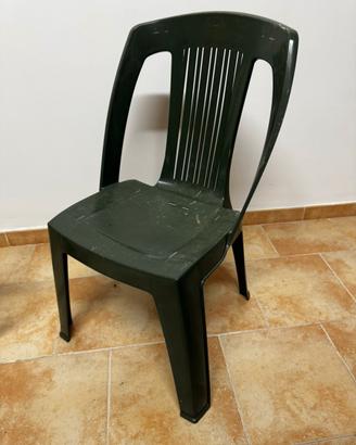 Sedie da giardino in plastica (6pz)