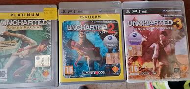 giochi uncharted 1-2-3 ps3