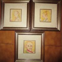 quadretti  caricature Andrea Mozzali