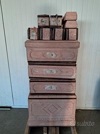 Stufa a legna in cotto