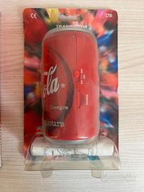 Radio Coca-Cola vintage a forma di lattina