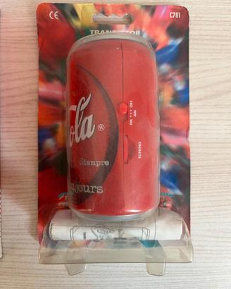 Radio Coca-Cola vintage a forma di lattina