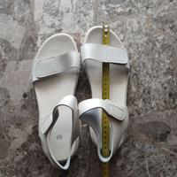 Sandali estivi bassi 42 bianchi