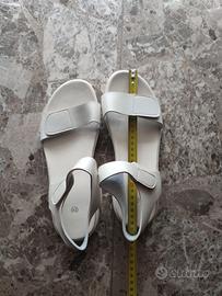 Sandali estivi bassi 42 bianchi