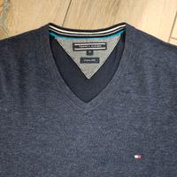Maglione uomo collo a V Tommy Hilfiger 