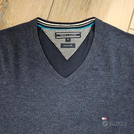 Maglione uomo collo a V Tommy Hilfiger 