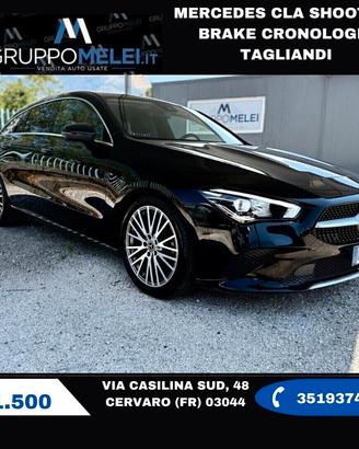 Mercedes CLA Shooting Brake CRONOLOGIA TAGLIANDI