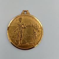 medaglia podistica colore oro