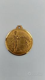 medaglia podistica colore oro
