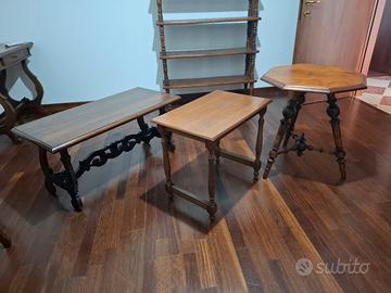 tavolini bassi assortiti, stile classico