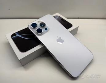 iPhone 16PRO MAX 512gb PERFETTO Batt98% acq.GEN25