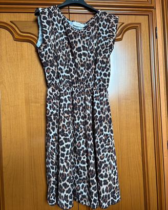vestito leopardato
