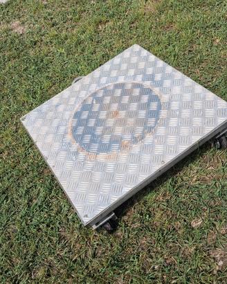Porta vaso acciaio inox e porta vaso zincato