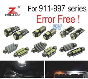KIT 20 LAMPADE LED INTERNE PER PORSCHE 911 997 CAR