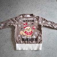Maglia natalizia stampa Christmas Sweats 24 mesi