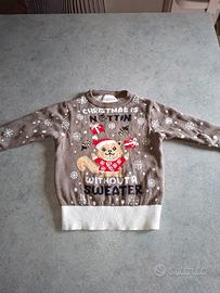 Maglia natalizia stampa Christmas Sweats 24 mesi