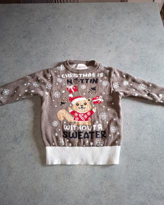 Maglia natalizia stampa Christmas Sweats 24 mesi