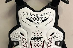 Pettorina Leatt 4.5 Evo bianco motocross e mtb