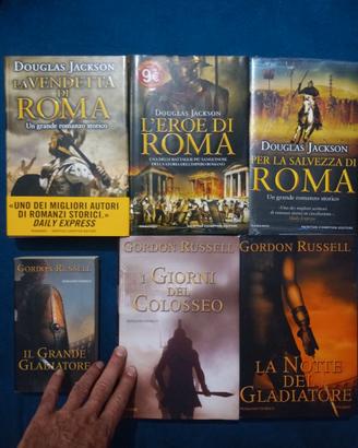 lotto 6 libri romanzi antica roma