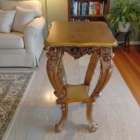 Tavolino Vintage Oro Stile Antico